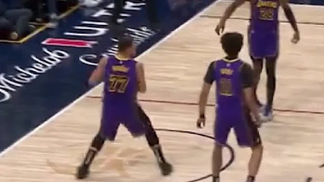 湖人123-100掘金，詹姆斯25分9板5助攻，赛季防守最强一战