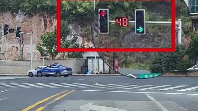 左转车道红灯时，这种情况不能掉头？