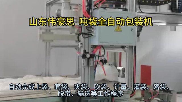 三氯化铁吨袋自动包装机 全自动吨袋包装机案例 山东伟豪思