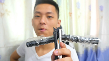 挑战超无聊的世界纪录脸上放蜗牛43个！最后我朋友挑战成功了