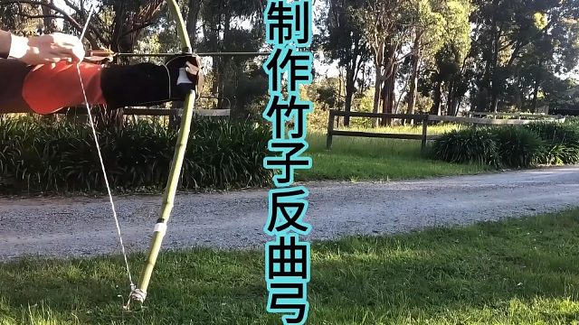 制作竹子反曲弓，经典设计  (2)