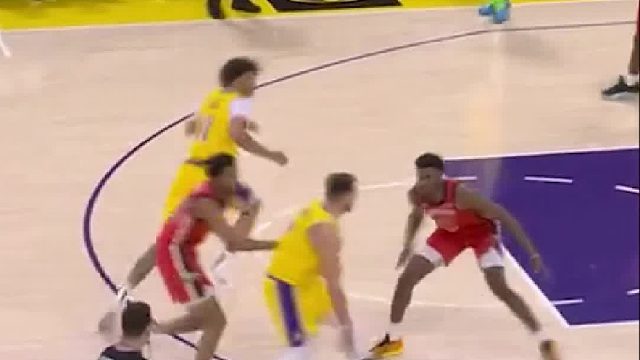 湖人136-115鹈鹕，百分组合合砍64分，豪取7连胜老詹并列邓肯 胜场1千零1场排第三