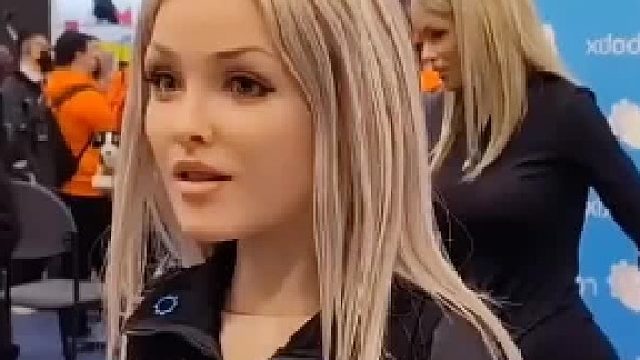 高级智能仿真美女机器人