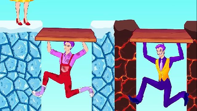 我和叔叔负责守护冰火大桥