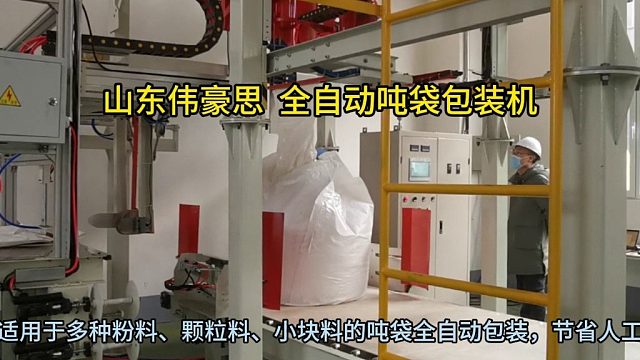 铁矿粉全自动吨包秤 吨袋全自动包装机定制 山东伟豪思
