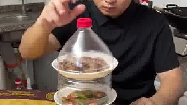 家里没有菜罩，还好我机智。