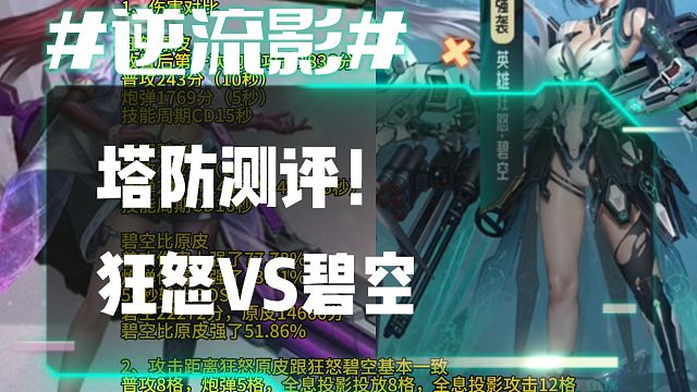 逆流影938：塔防测评！英雄陷阱狂怒VS碧空