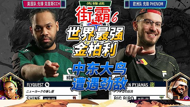 世界最强金柏利单挑中东大鸟 街霸6