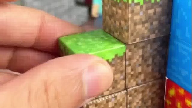 用磁力积木建造一个湿瀑布！