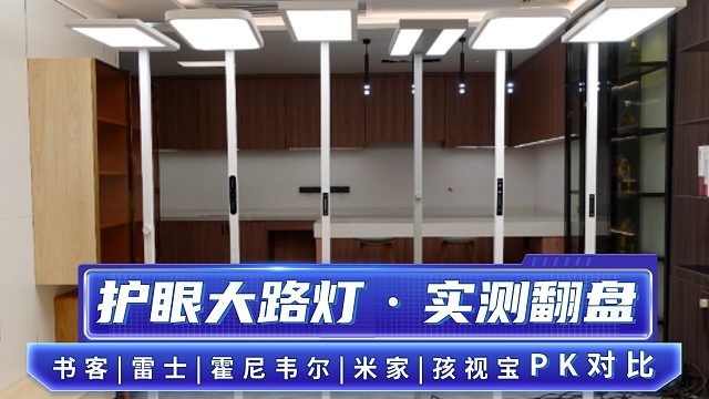 直接抄作业！2025年书客、雷士、霍尼韦尔、米家、孩视宝等五大护眼大路灯横测数据大揭秘！