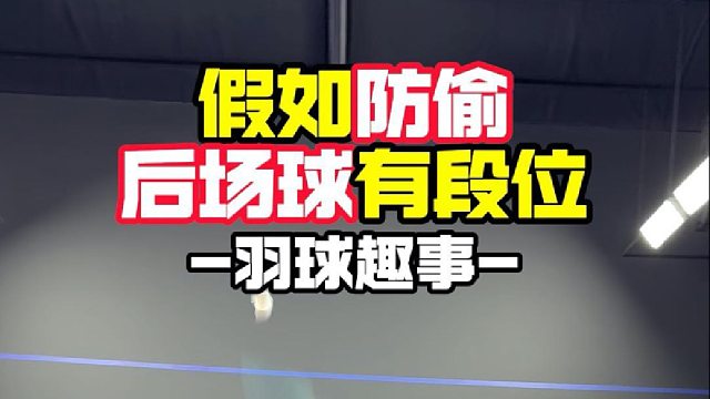 假如防偷后场球有段位