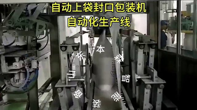 白砂糖自动上袋封口包装机