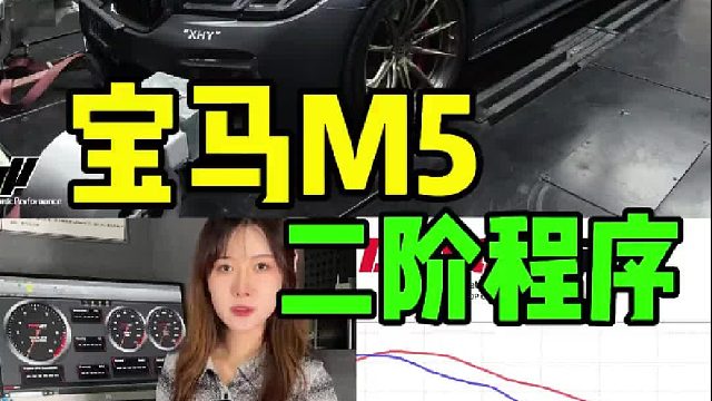 宝马M5 硬件升级 配合二阶特调程序 马力机实测 轮上684匹 1036牛米
