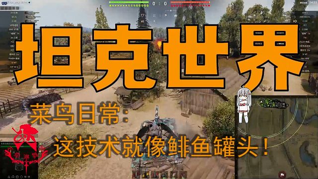 坦克世界—菜鸟日常：这技术就像鲱鱼罐头！