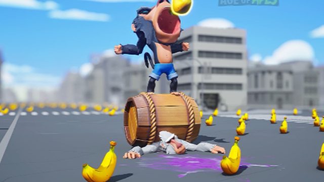 驾驶滚筒碾压夺取能量香蕉