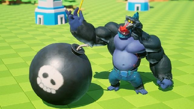 推动炸弹攻击敌方营地