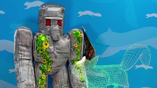 好可爱的毛绒玩具！