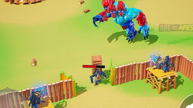 审判女巫抵抗三头狼猿