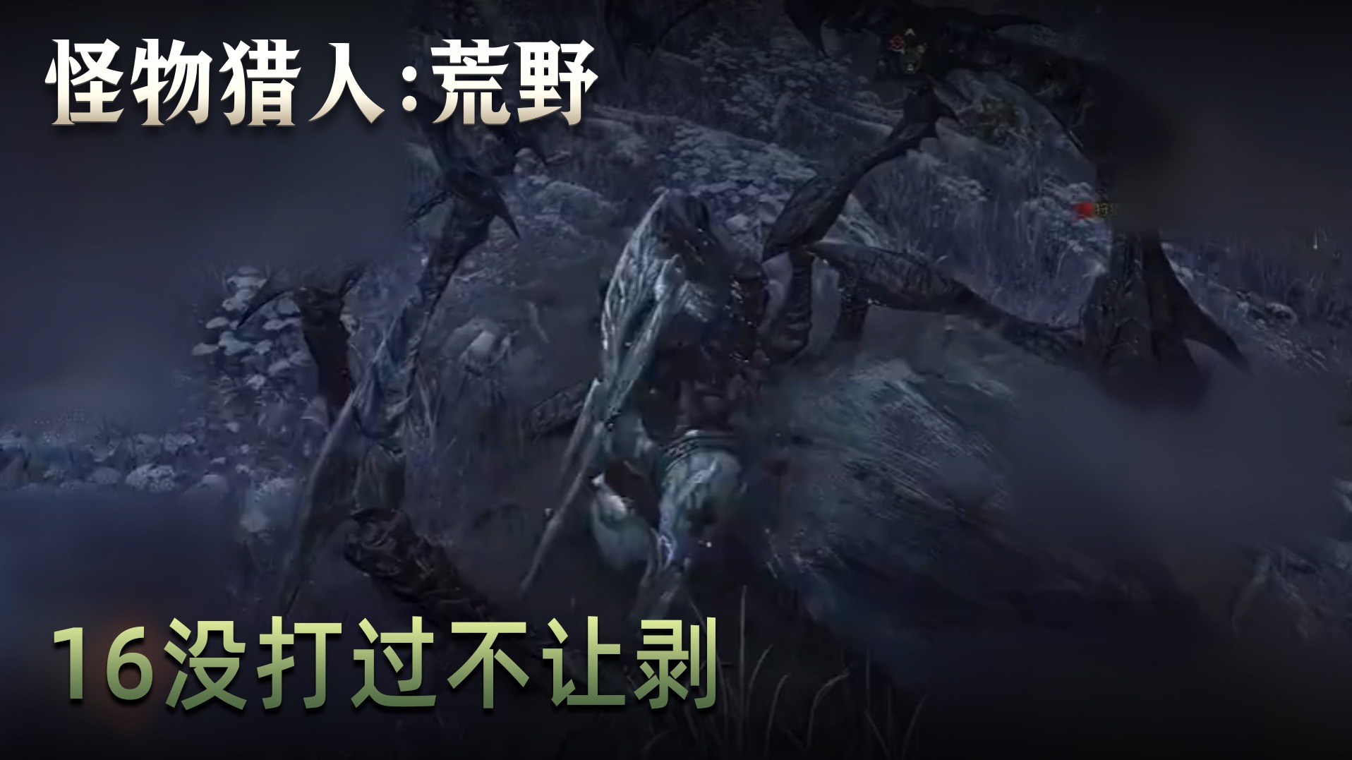 董小飒《怪物猎人：荒野》实况第十六集：没打过不让剥