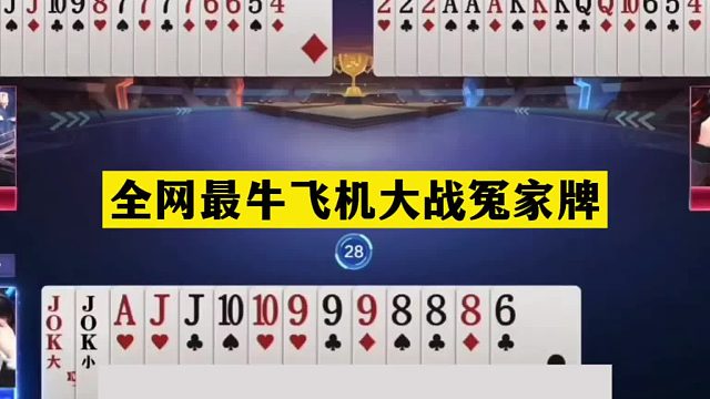 斗地主：全网最牛飞机大战冤家牌！掘开原地致敬！阿酒看完吓哭了