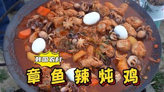 媽媽自制章魚辣燉雞，家常做法簡單易學，調味出鍋后色香味俱全！