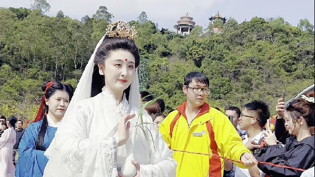 春暖花开，来东莞观音山踏青赏花许愿，心想事成