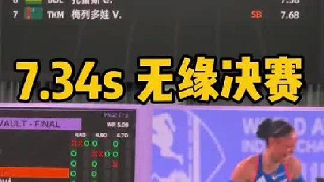 女子60米预赛第二组