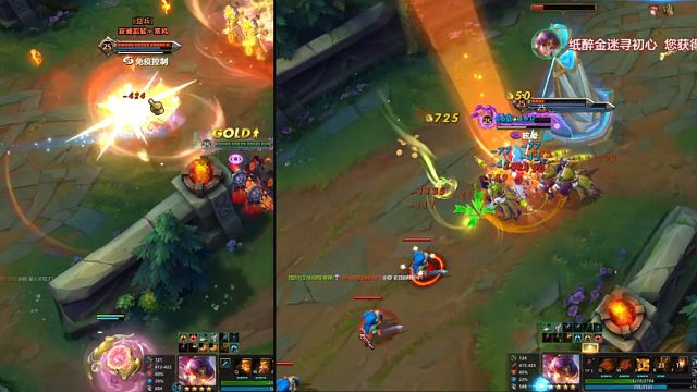 阿修罗FR两段F伤害吗？F第一下424数值有光效 第二下猴子死的时候1135的数值