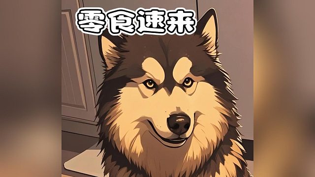 阿拉斯加就是戏精小狗