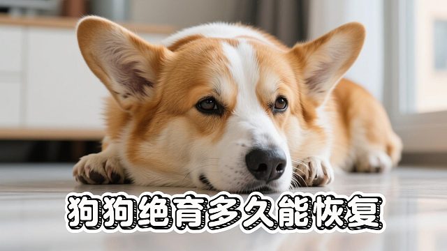 狗狗绝育之后，什么时候能恢复