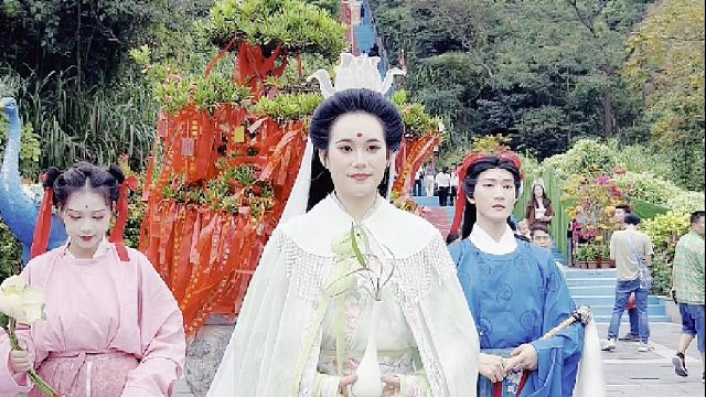 东莞观音山，每年必去的一座福山！陪着家人来踏青赏花，许愿