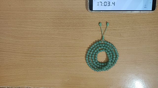 串珠速通 speedrun - 108 綠東陵玉念珠 2