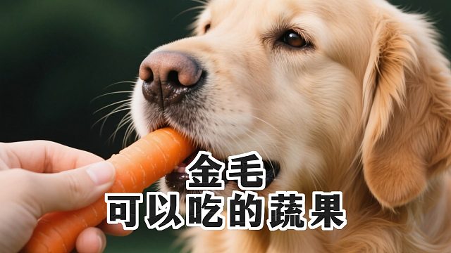 铲屎官必看！解锁金毛蔬果“清单”