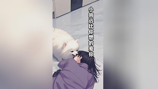 主人晕倒后，狗狗用自己的方法救助主人