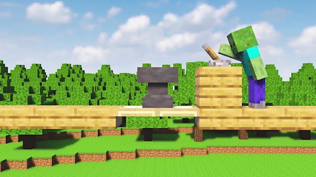 史蒂夫VS铁砧！