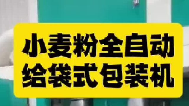 小麦粉全自动给袋式包装机