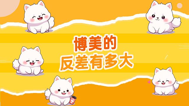 博美的反差有多大？简直像换了只狗！