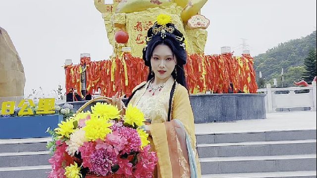 五一假期，东莞观音山邀您来踏青赏花，许愿互动，共贺花朝。