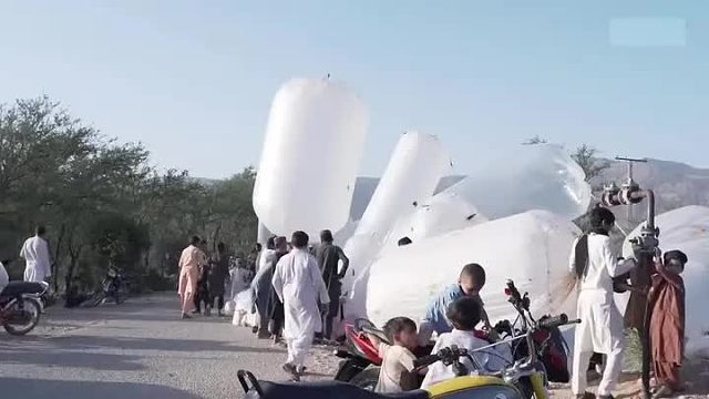 巴基斯坦用塑料袋运输天然气全过程