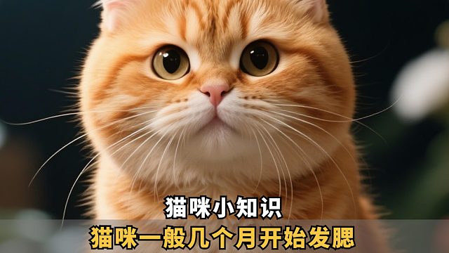 猫咪发腮“倒计时”：从几个月开始