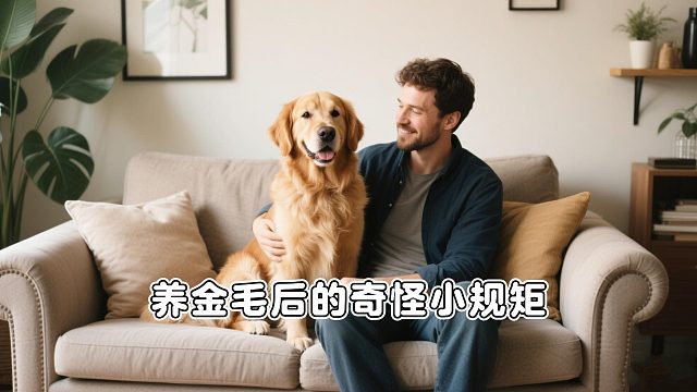 金毛养久了，家里都会出现这些小规矩