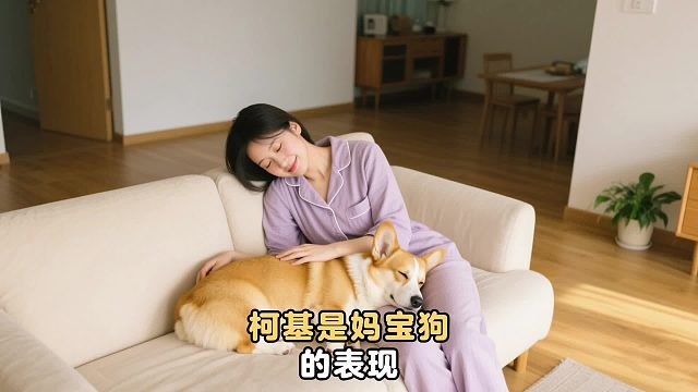 柯基有这些表现，是“妈宝狗”无疑了