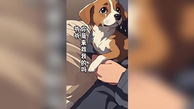 狗狗在收容所超过了1年，得知即将被安乐哭了