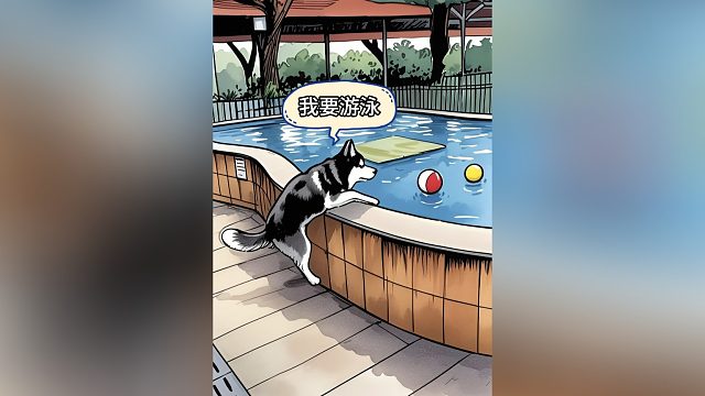 这才是纯种哈士奇