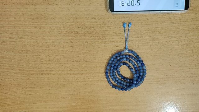 串珠速通 speedrun 108 藍東陵玉念珠