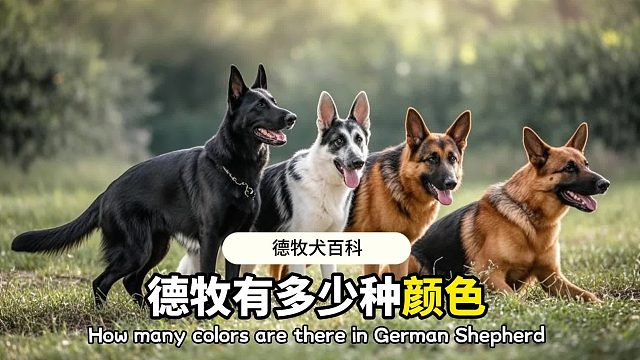 德牧有什么颜色？现在就告诉你！横屏