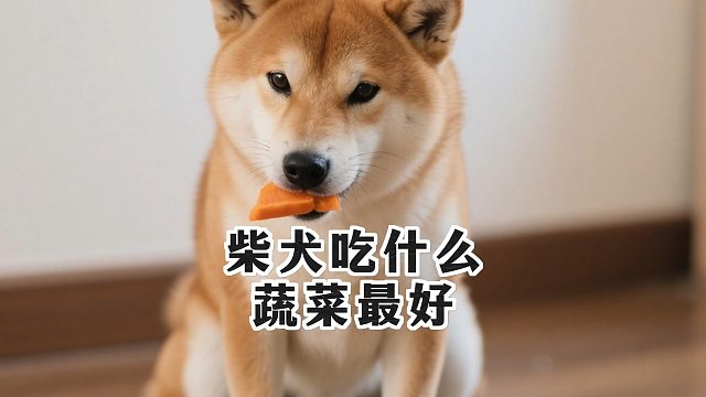 吃对这些蔬菜，柴犬健康拉满