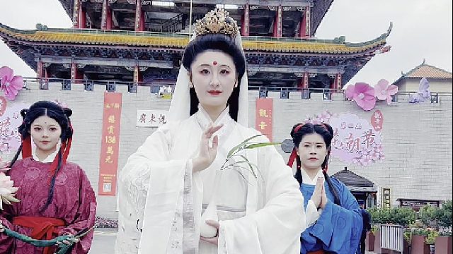 相遇在天，相守在人；五一假期来东莞观音山登高许愿，心诚则灵