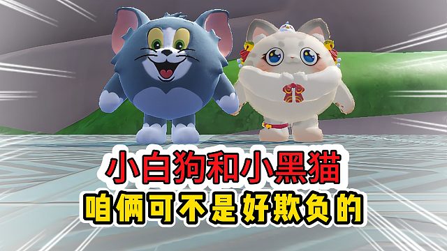蛋仔派对：小白狗和小黑猫历险记