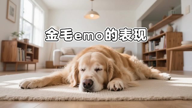 抑郁，会让金毛的身体和灵魂一起卡顿